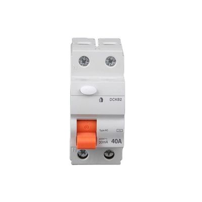 Overblijvend Huidig Mini Circuit Breaker Type AC DCKB 30ma 16a 2p RCCB 4 Polen