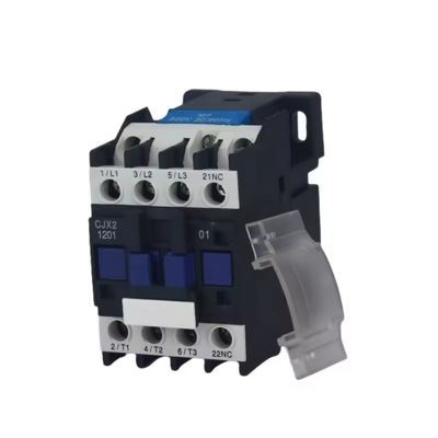 Vermogen AC Contactor CJX2-12 12A 1NO 220VAC 3-polige Motorbesturing 9A-95A