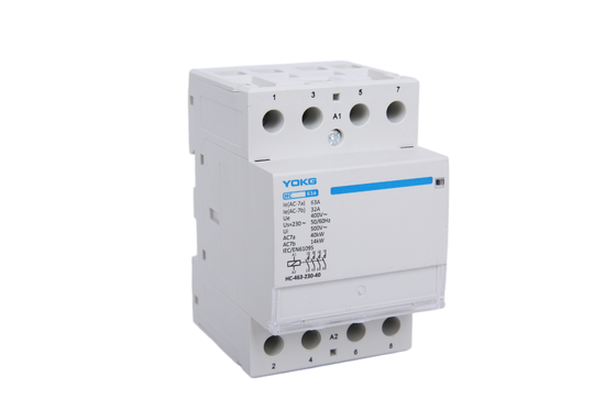 40A 63A laagspannings AC-contactor voor huishoudens 1P/2P/3P/4 polen 25A voor thuisgebruik
